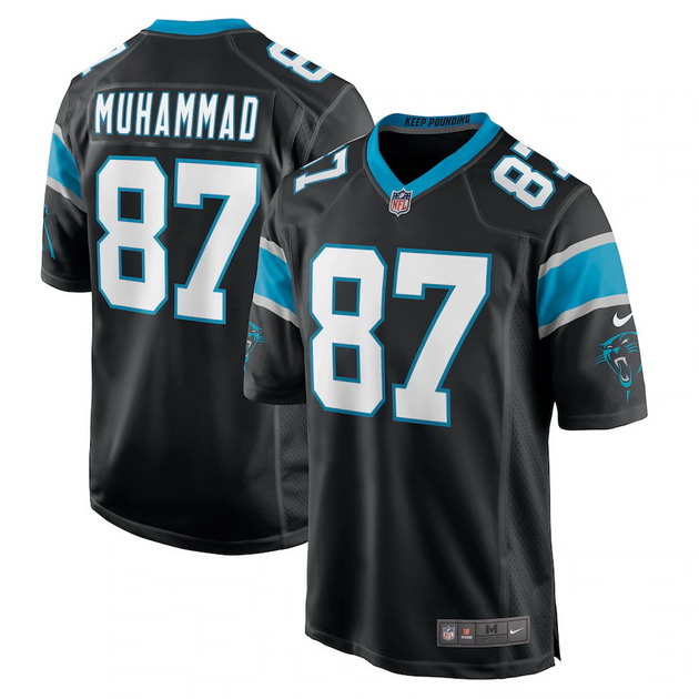 mens nike muhsin muhammad black carolina panthers retired player jersey